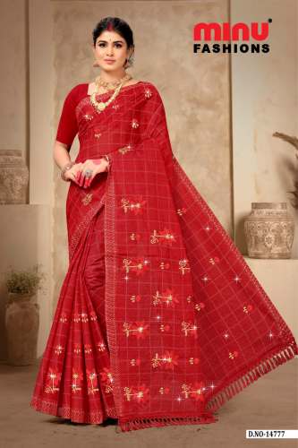 Fulwari EMB Saree by MINU
