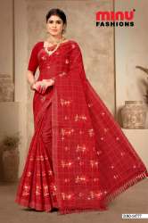 Fulwari EMB Saree by MINU