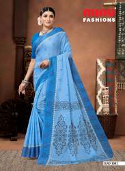 Indian Cotton Saree by MINU