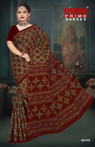 Pochampally Saree (Malai Cotton) by MINU