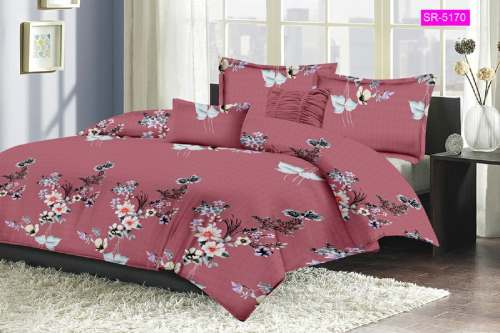 SILKY TOUCH Twill Satin Bed Sheet  by Manini Fashions