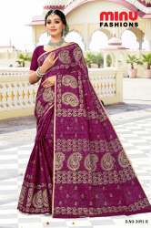 Swarnali Saree (Malai Cotton) by MINU