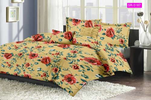 Twill Satin 1 Bed sheet with 2 Pillow Cover Silky Touch  by Manini Fashions