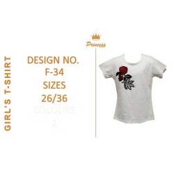 Fancy Embroidered Sleeve T Shirt