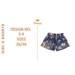 Girls Printed Hoisery Shorts