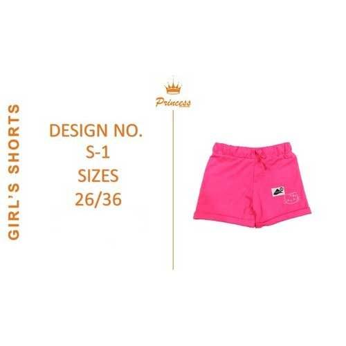 Trendy Pink Girls Shorts by Huria Brothers
