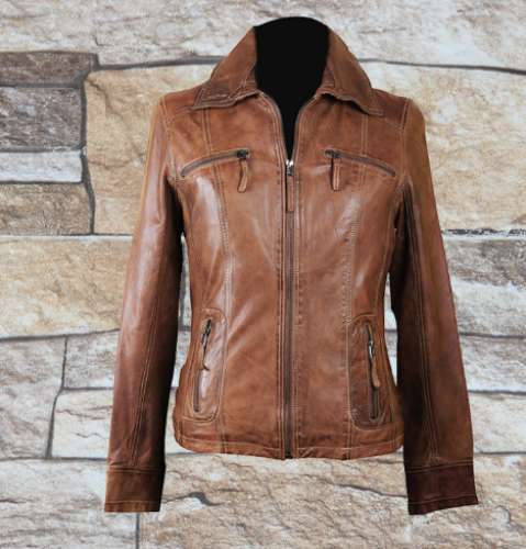 Leather Biker Jacket by Euro Leder Fashion Limited