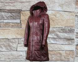 Womens Long leather Jacket
