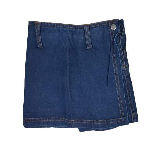 Plain Denim Skirt  by Marudhar Apparels