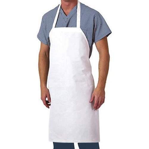 White Cotton Kitchen Apron 