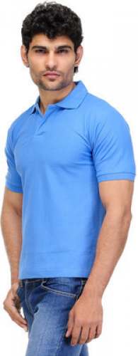 Mens Polo Sky Blue T shirt by Ninex Apparels