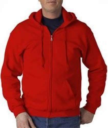 Red Mens Hooded Sweat Shirt