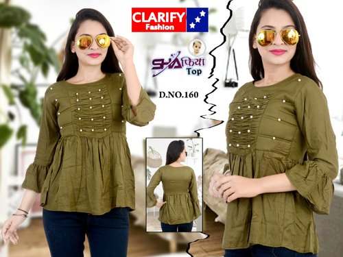 Fancy Ruffle Top For Girls by Clarify Fashion