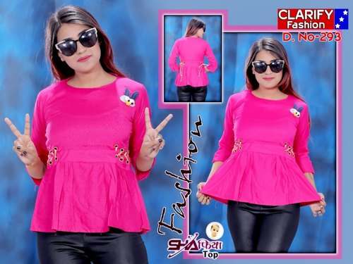 Ladies Pink Top