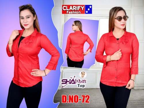 Red Shirt For Ladies