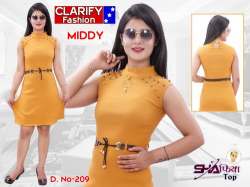 Yellow Midi Dress For Girls