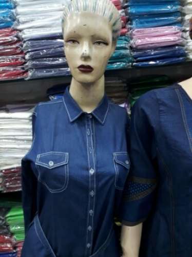 Fancy Ladies Denim Shirt
