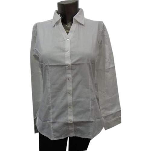 Plain White Formal Shirt by Abhishek Collection