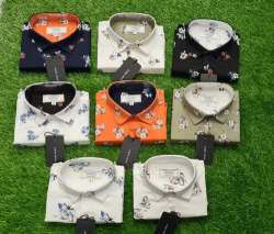 Cotton Mens Floral Printed Shirt