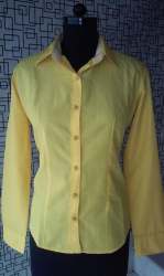 Ladies Formal Plain Yellow Shirt by Vs Creations