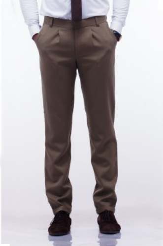 Mens Brown Formal Trouser by Vs Creations