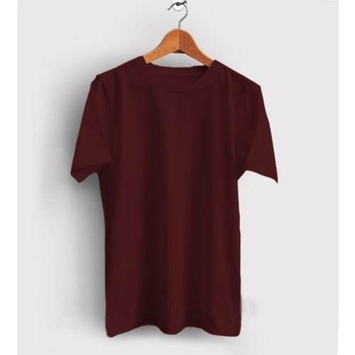 Round Neck Half Sleeve T shirt by Print Outlet