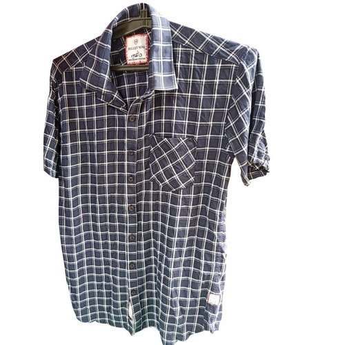 Half Sleeve Mens Check Shirt by Sammi Garments