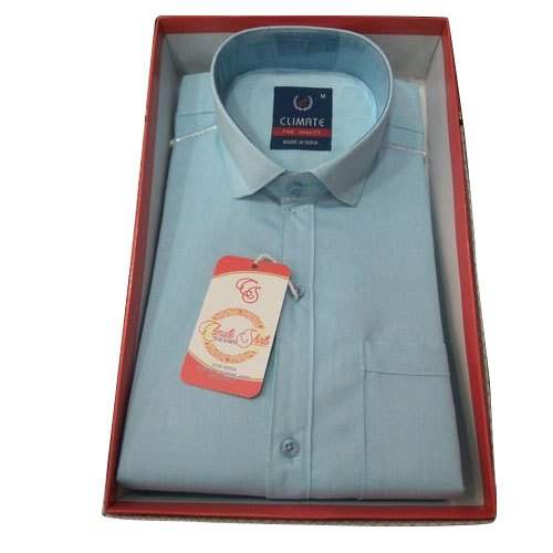 Cotton Plain Mens Shirt by GANESH CREATION