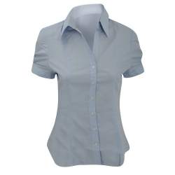 Stylish Half Sleeve Plain Girls Shirt 