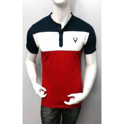 Stylish Half Sleeve Collar neck T shirt