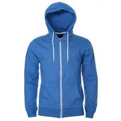 Mens Solid Plain Blue Hoodies