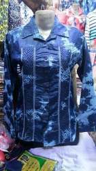 Denim Faded Shirt For Ladies