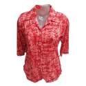 Ladies Red Cotton Shirt