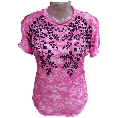 New Arrival Pink Printed Top by Yash Enterprises