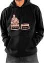 Mens Black Full Sleeve Sweatshirts