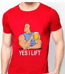 Red T shirt For Mens