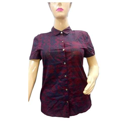 Ladies Half Sleeve Shirt