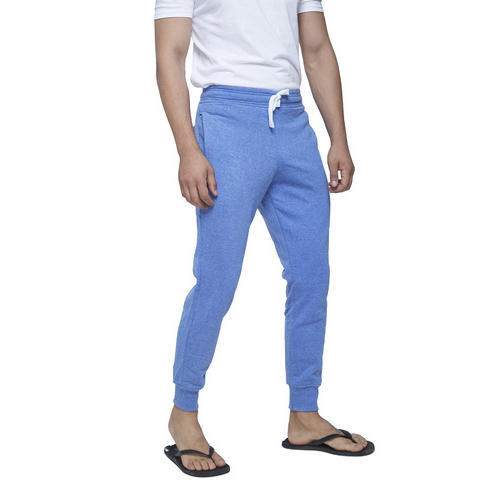 Blue Plain Track Pant For Boys by Cyankart India Private Limited