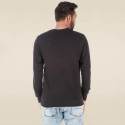 Mens Black Round Neck Sweatshirts