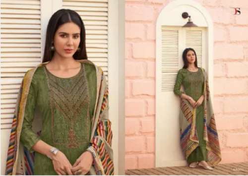 All colors Casual Wear Jam Cotton Embroidered Suits by Anita Fashions