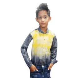 Boys Full Sleeve Multi Color Shirt