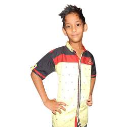Kids Half Sleeve Printed Shirt