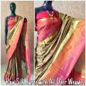Designer Khadi Cotton Silk Saree thumb 1