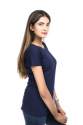 Ladies Plain Blue T Shirt