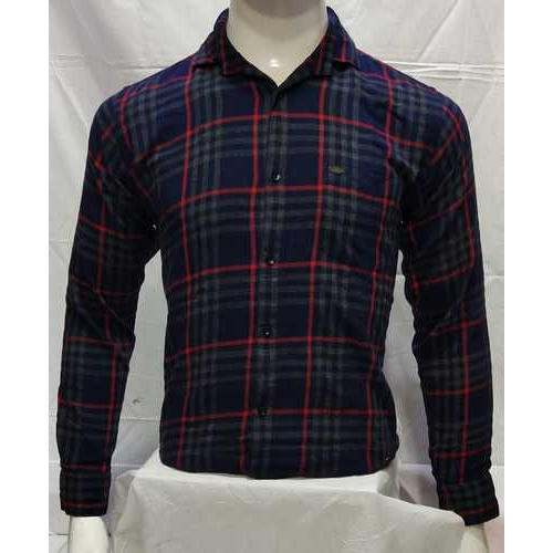 Full Sleeve Twill Check Mens Shirt by Rider Fashion