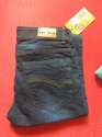 Mens Blue Faded Denim Jeans