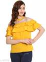 ladies-western-off-shoulder-yellow-top