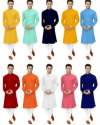 long-sleeve-plain-cotton-mens-kurta