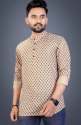 Short Printed Kurta For Mens by M Hariom Traders  thumb 1