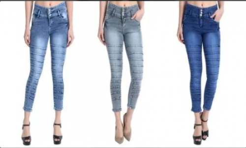 Women Denim Stretchable Jeans by Atri Appliances